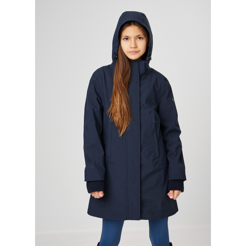 LeMieux Junior Pro Waterproof Coat - Navy-4